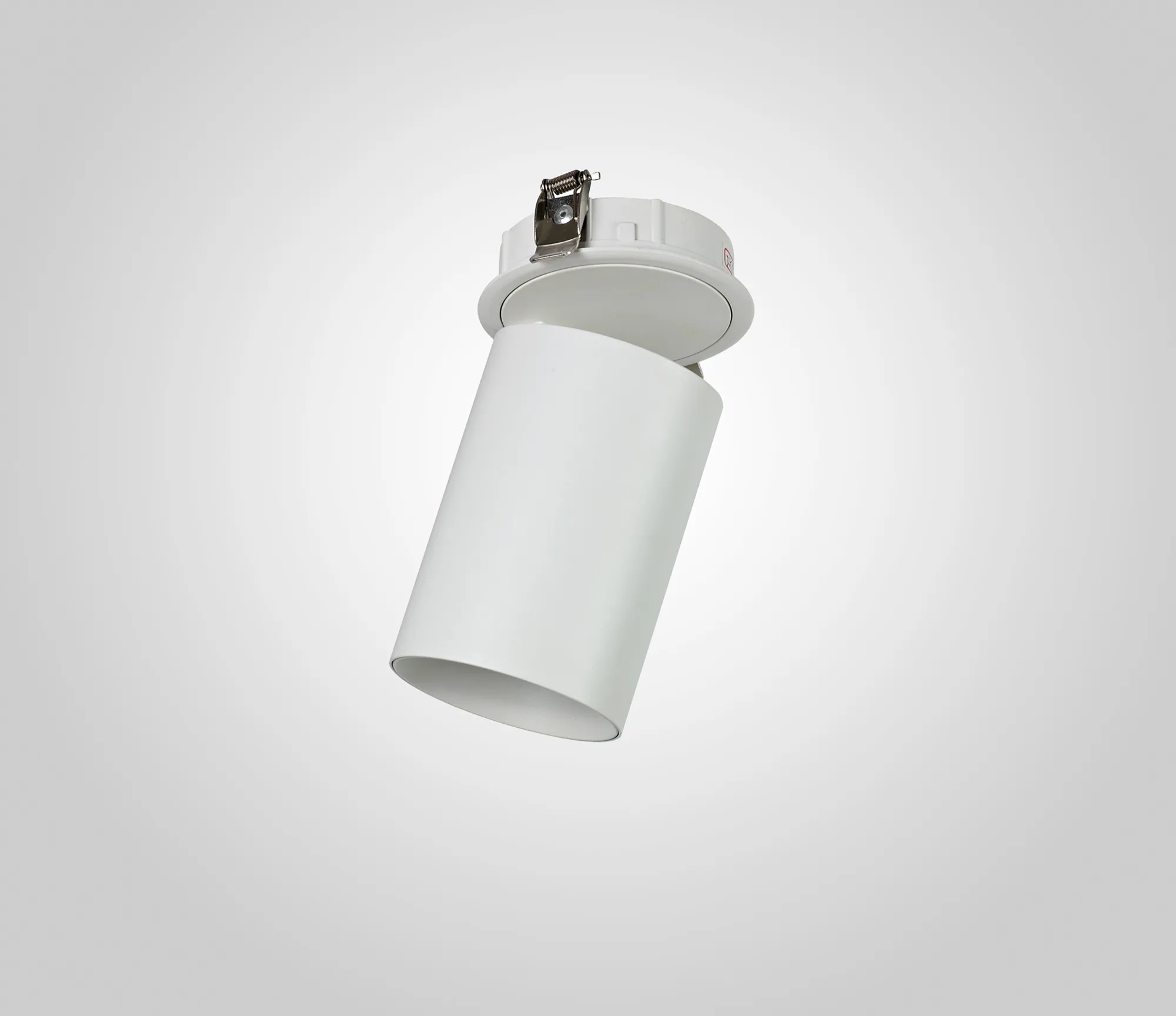 DL350249  Eos A 20, Powered by EOS 20W 3000K 1480lm 25° Engine, White & White Adjustable Recessed Spotlight, IP20, 5yrs Warranty.